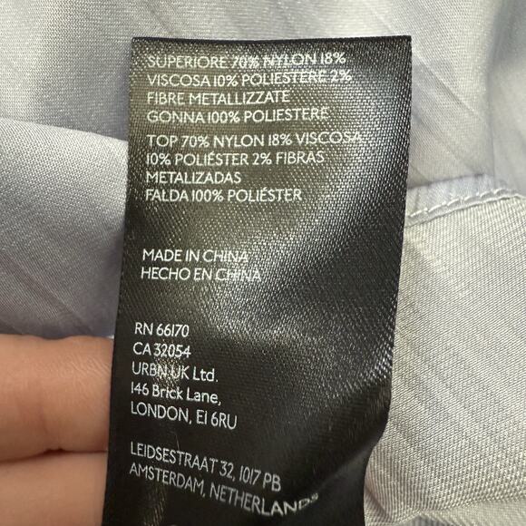 Anthropologie Thea Twofer Sweater Dress Women XL Maxi Mint Lilac Eyelash Boho - Picture 10 of 13